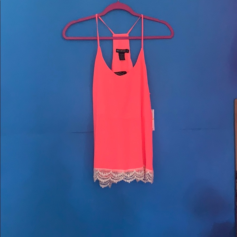 Neon Crochet tank